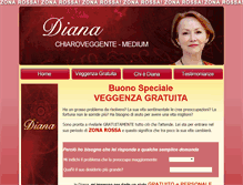 Tablet Screenshot of dianaveggenza.com